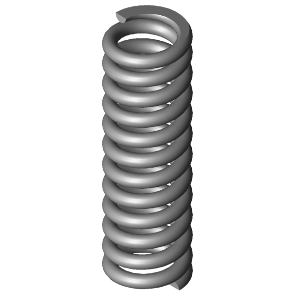 Immagine CAD Molle a compressione VD-389A-08