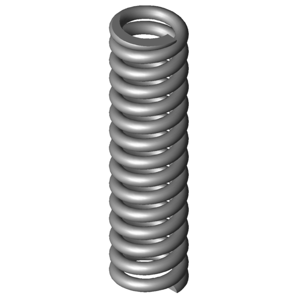 Immagine CAD Molle a compressione VD-389A-09