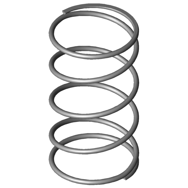 Immagine CAD Molle a compressione VD-389B