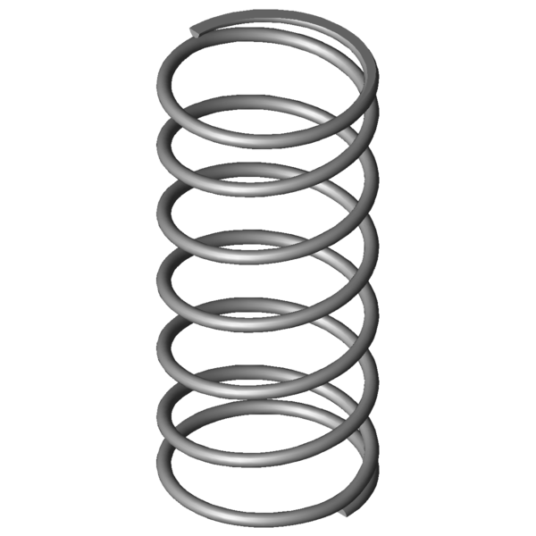 Immagine CAD Molle a compressione VD-389E-12