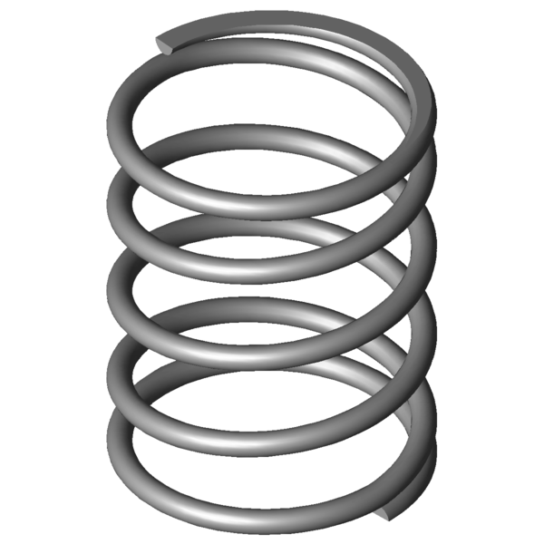 Immagine CAD Molle a compressione VD-389E-20