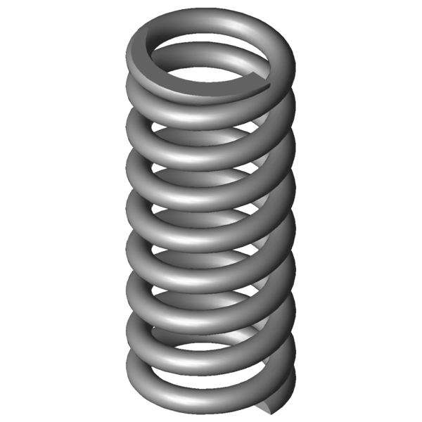 Immagine CAD Molle a compressione VD-389N-02