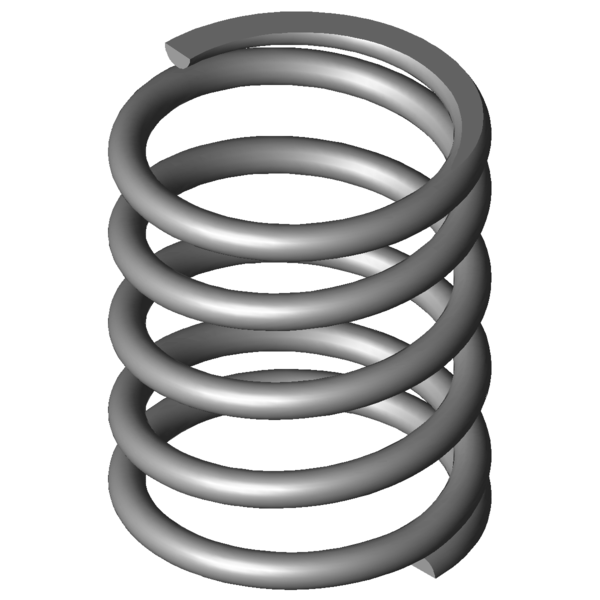 Immagine CAD Molle a compressione VD-399A