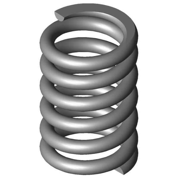 Immagine CAD Molle a compressione VD-409A