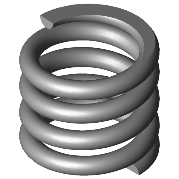 Immagine CAD Molle a compressione VD-409AA