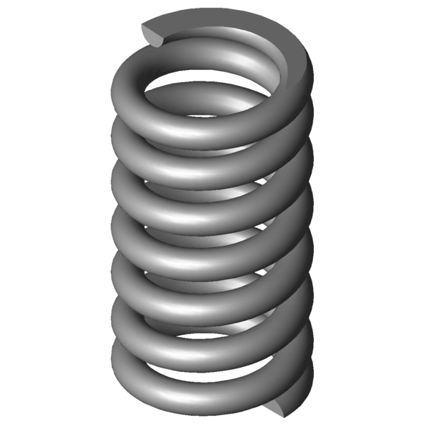 Immagine CAD Molle a compressione VD-411