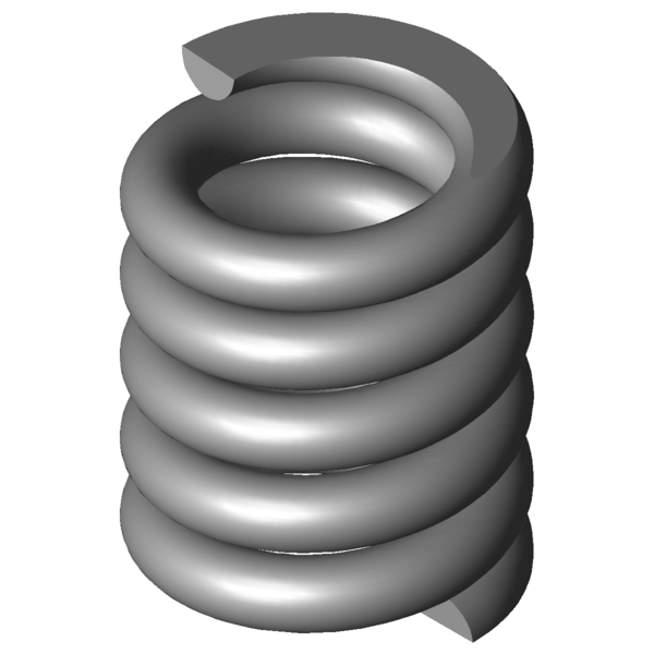 Immagine CAD Molle a compressione VD-414AA