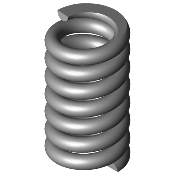 Immagine CAD Molle a compressione VD-414AB