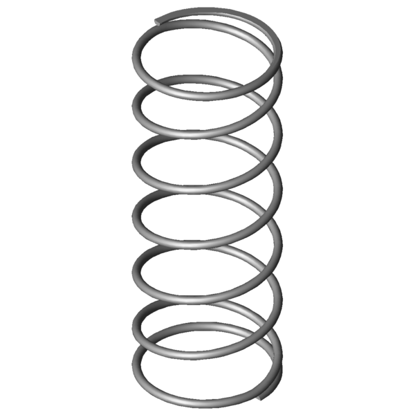 Immagine CAD Molle a compressione VD-414B