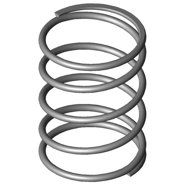 Immagine CAD Molle a compressione VD-414D-10