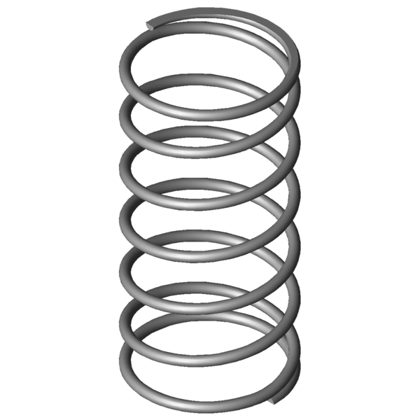 Immagine CAD Molle a compressione VD-414D-12