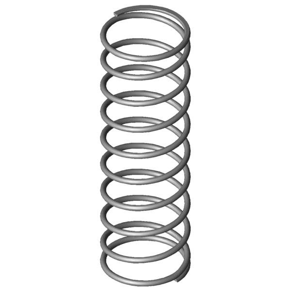 Immagine CAD Molle a compressione VD-414D-14
