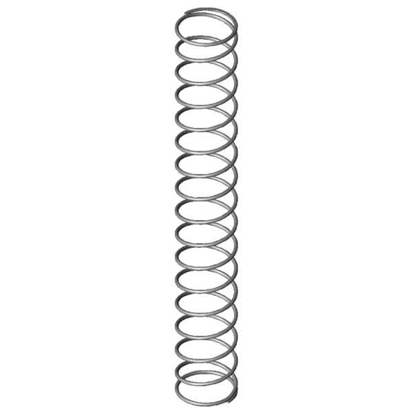 Immagine CAD Molle a compressione VD-414D