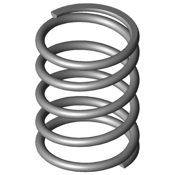 Immagine CAD Molle a compressione VD-414E