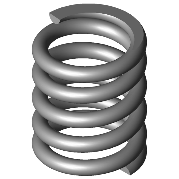 Immagine CAD Molle a compressione VD-414J