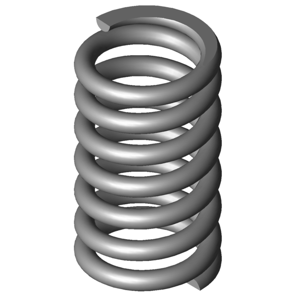 Immagine CAD Molle a compressione VD-414K