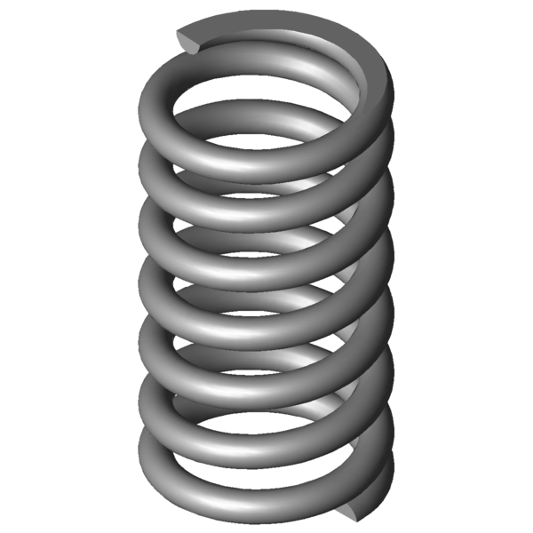 Imagen CAD Muelles de compresión VD-431