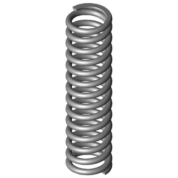 Imagem CAD Molas de compressão VD-433