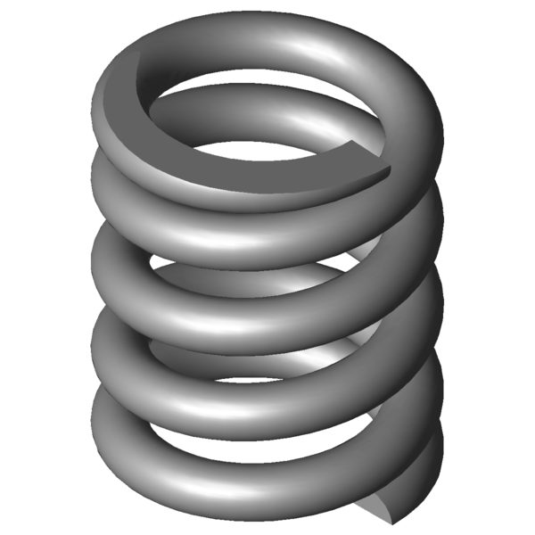 CAD image Compression springs VD-435