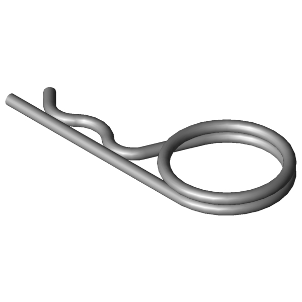 Imagem CAD Molas de perno duplo X360-10L