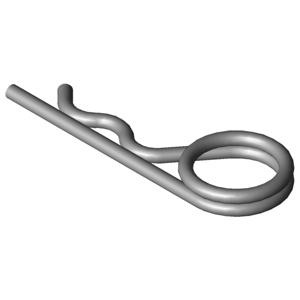 Imagem CAD Molas de perno duplo X360-16L