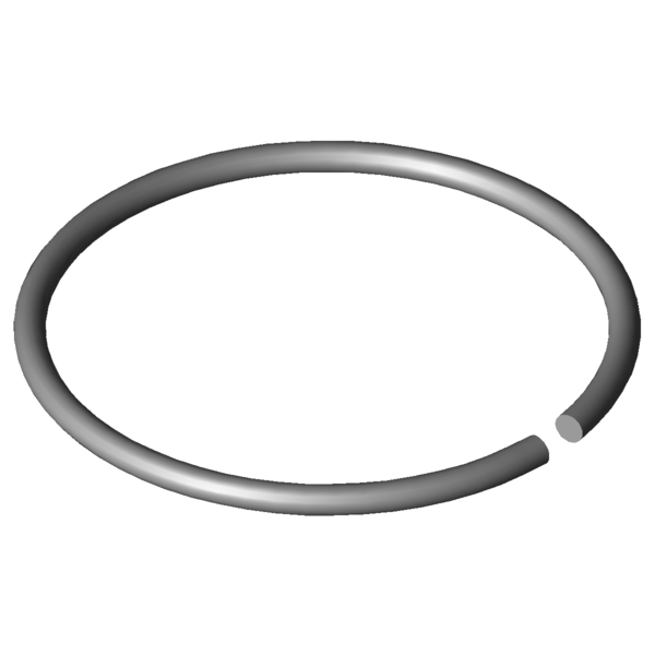 Obraz CAD Pierścienie wału X420-60