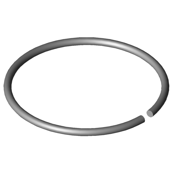 Obraz CAD Pierścienie wału X420-65