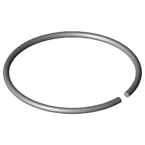 Obraz CAD Pierścienie wału X420-70