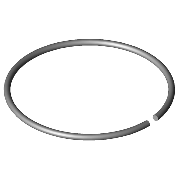 Obraz CAD Pierścienie wału X420-80