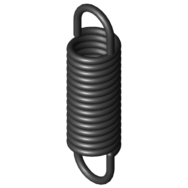 Detail page Extension Springs: Z-100MI | Spring steel Ø 1.1