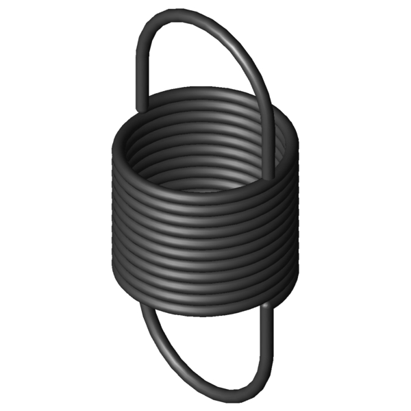 Immagine CAD Molle a trazione Z-101I