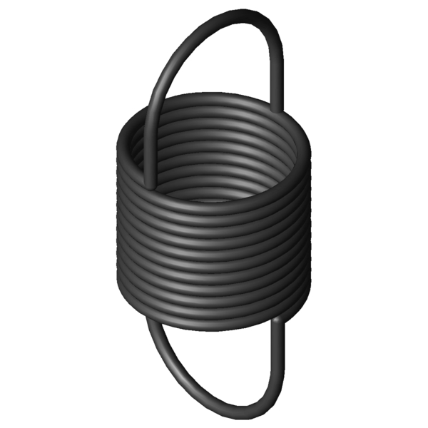 Immagine CAD Molle a trazione Z-101X