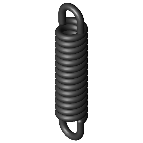 Immagine CAD Molle a trazione Z-115E-02I