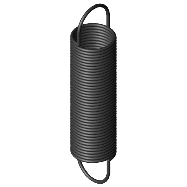 Immagine CAD Molle a trazione Z-115V-13X