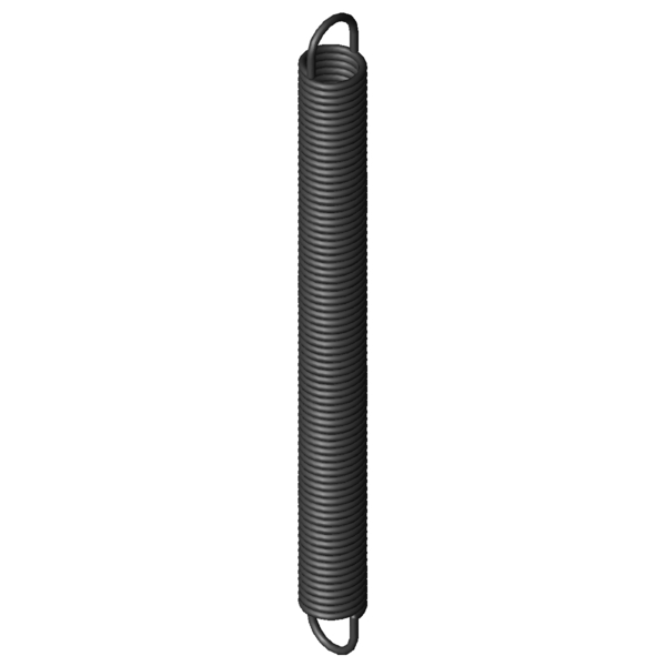 Immagine CAD Molle a trazione Z-124JX