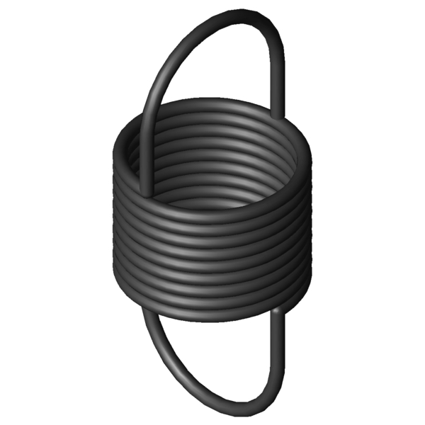 Immagine CAD Molle a trazione Z-130E-10X