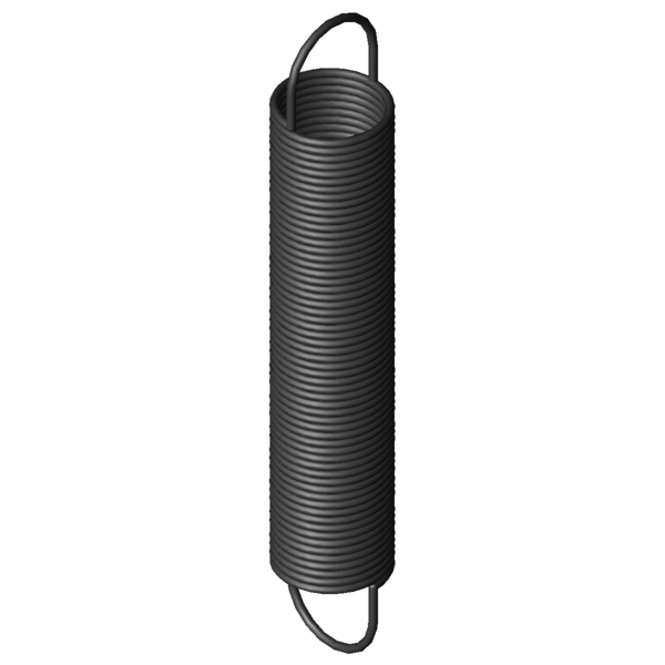Immagine CAD Molle a trazione Z-130E-14X