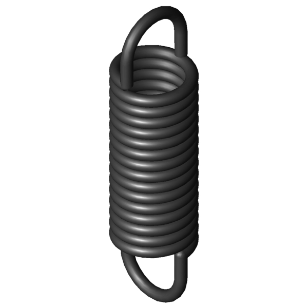 Immagine CAD Molle a trazione Z-147MX