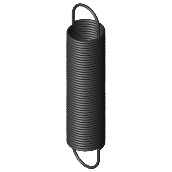 Immagine CAD Molle a trazione Z-162U-04I