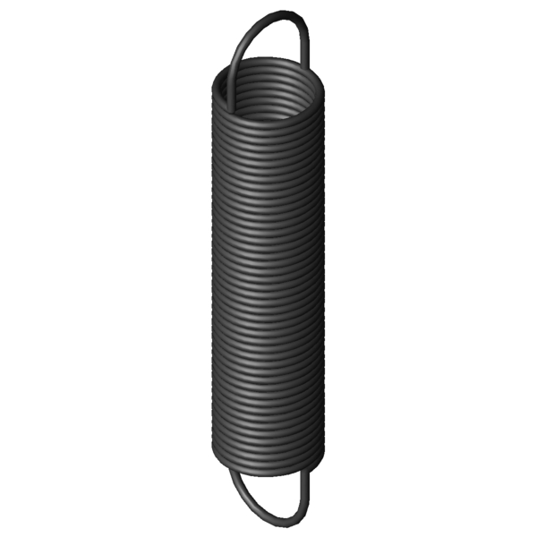 Immagine CAD Molle a trazione Z-238GX