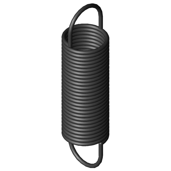 CAD obrázek Tažné pružiny Z-300X
