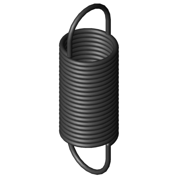 CAD image Extension Springs Z-329X